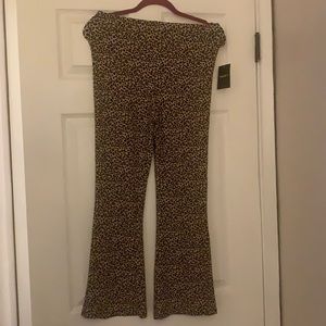 NEW Leopard print flared pants